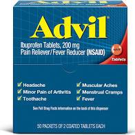 ADVIL BOX TABLETS 50CT*