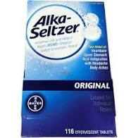 ALKA SELTZER ORIGINAL 116CT*