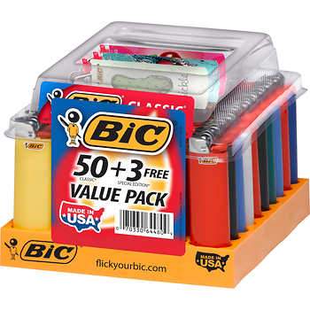 BIC LIGHTER PLAIN 50+3CT*