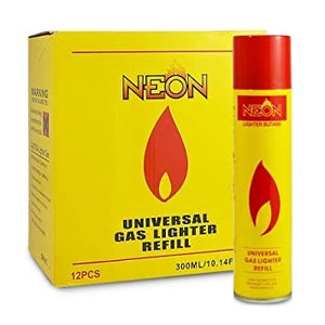 NEON BUTANE 300ML 12CT* - 12/BOX 84/MASTER CASE - 900749